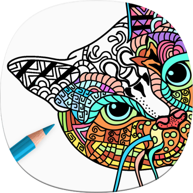 Cat Coloring Pages for Adults icon